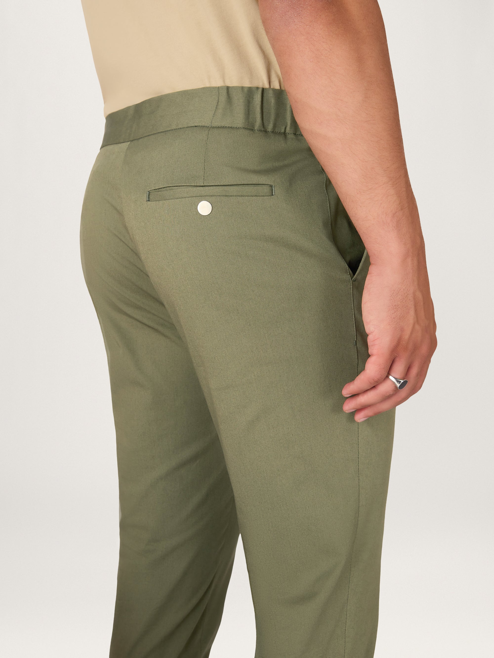 The 24 Trouser || Sage | Stretch Cotton