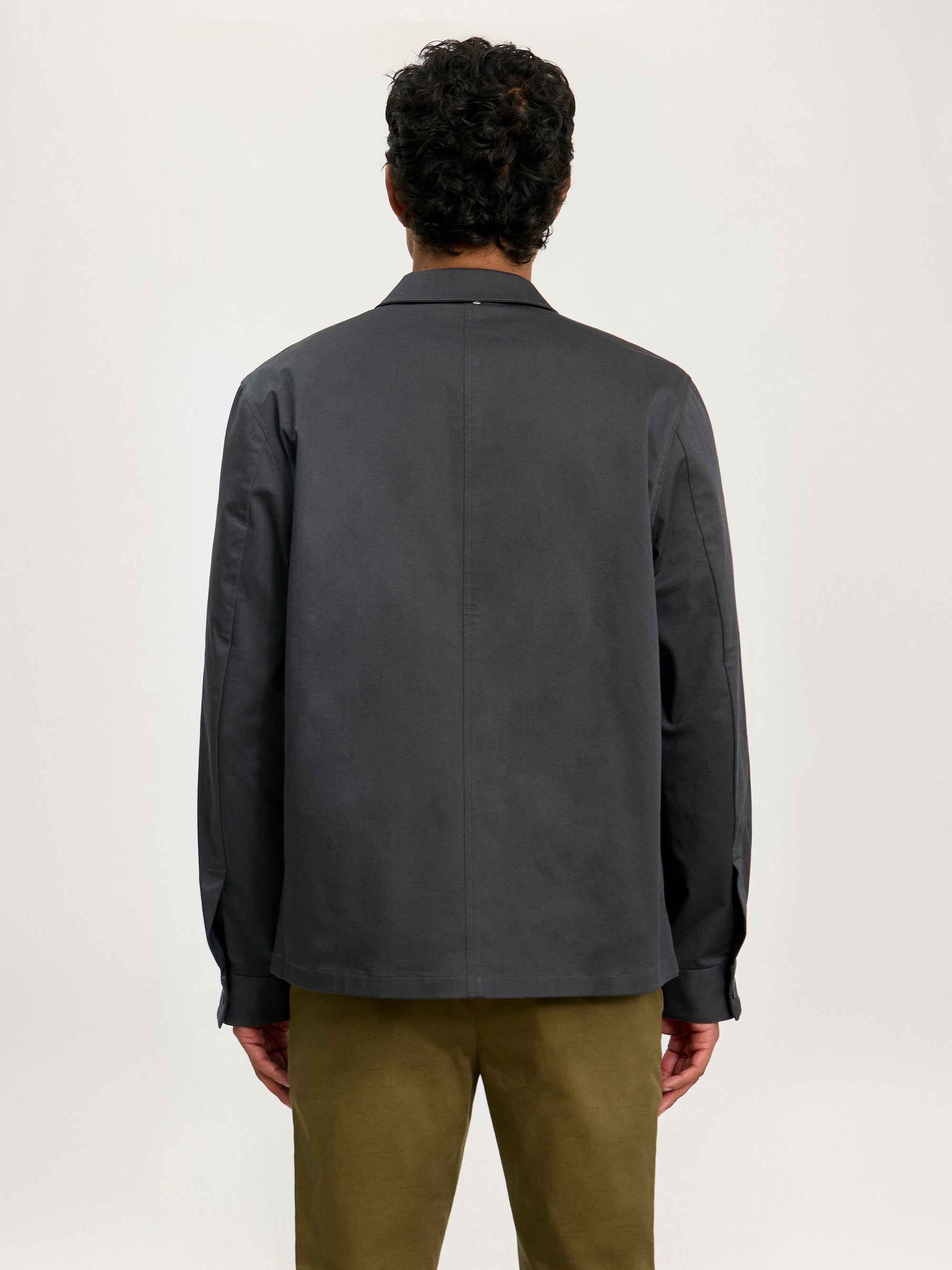 The Utility Jacket || Slate Grey | Stretch Cotton