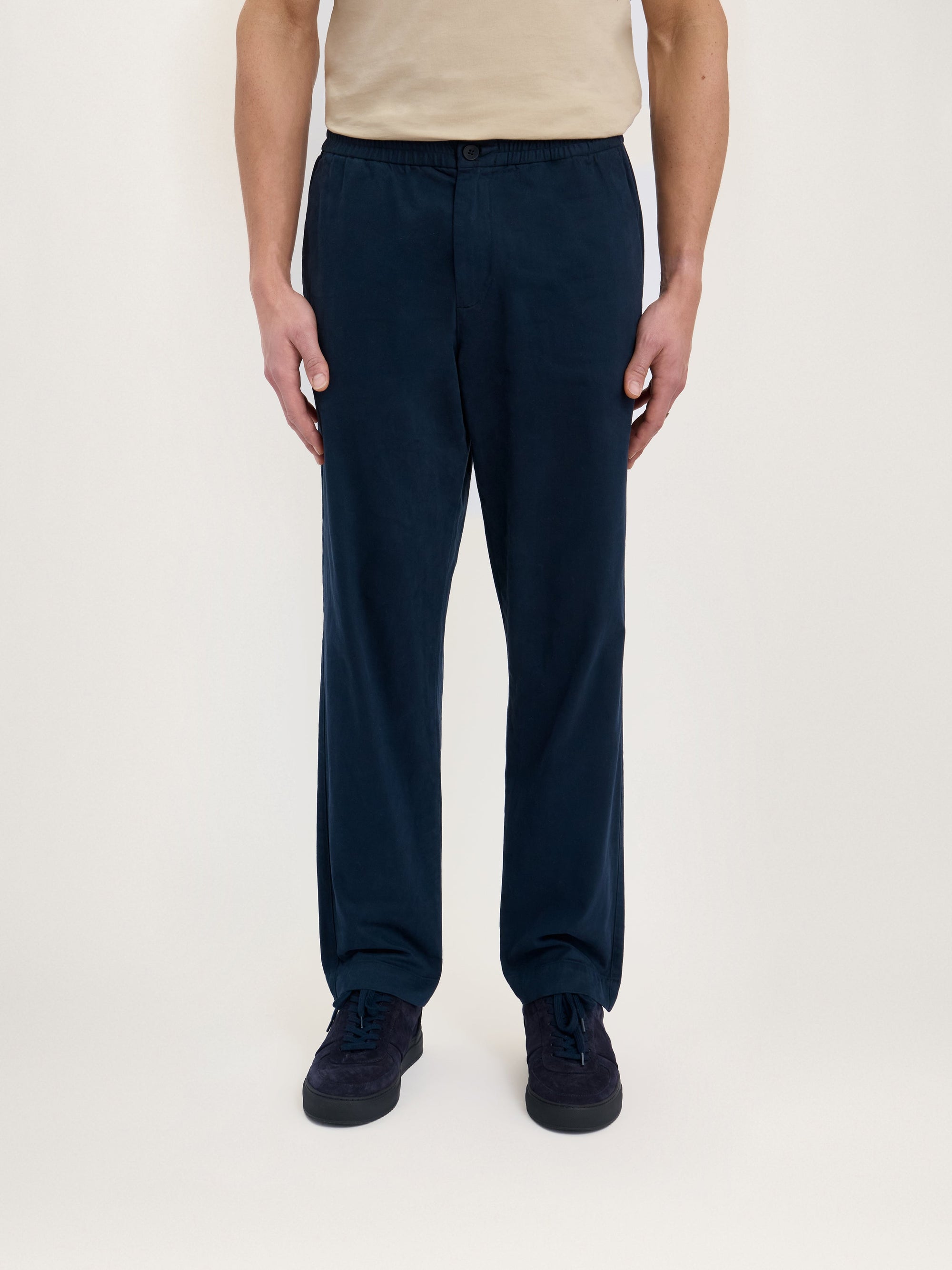 The Easy Trouser || Navy | Organic Cotton