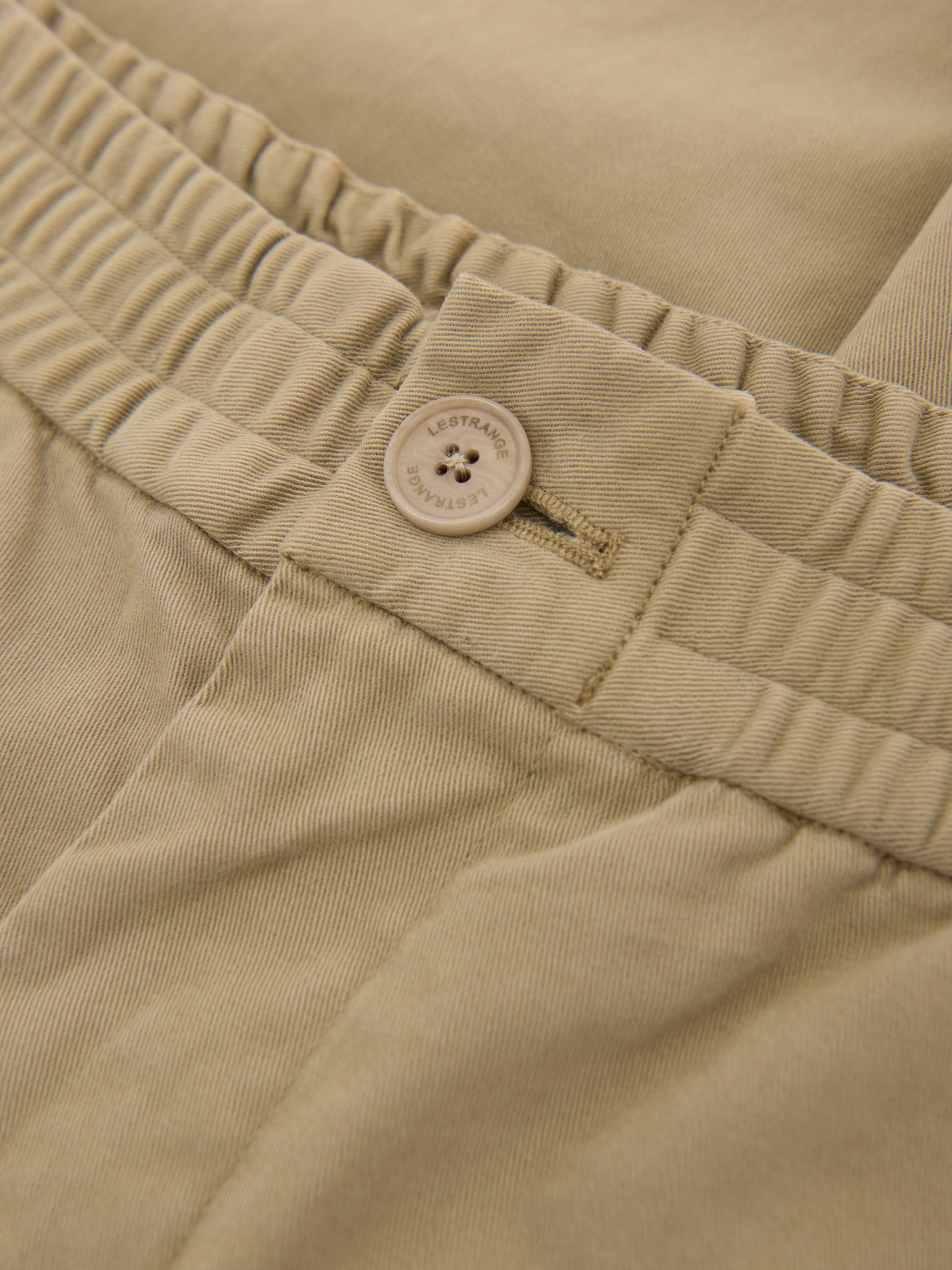 The Easy Trouser || Dark Beige | Organic Cotton