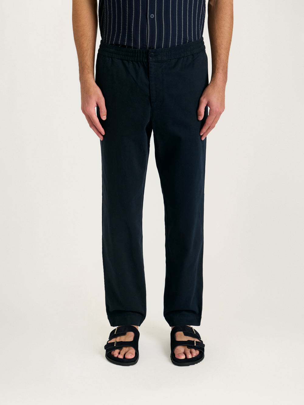 The Easy Trouser || Navy | Organic Cotton