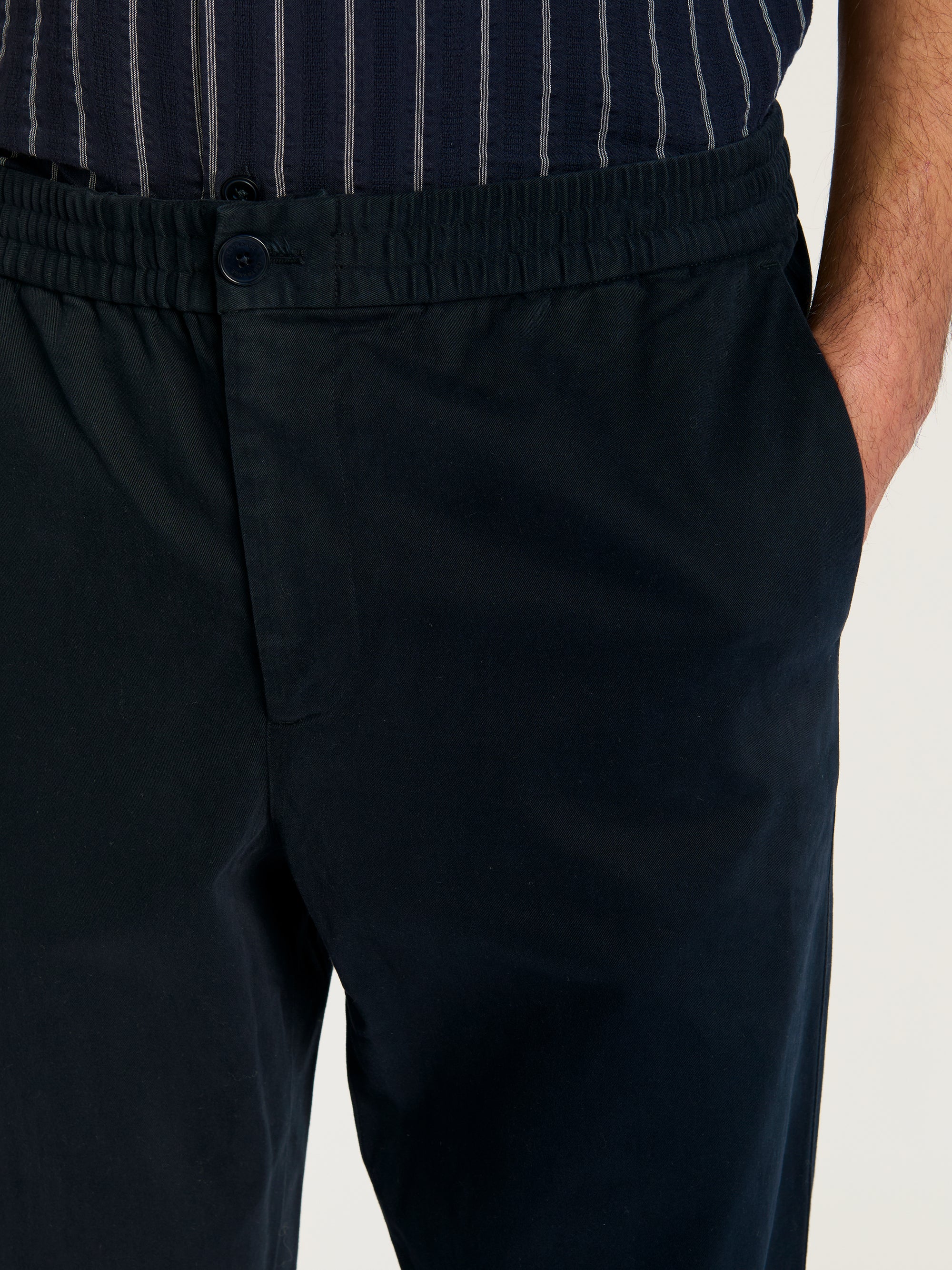 The Easy Trouser || Navy | Organic Cotton