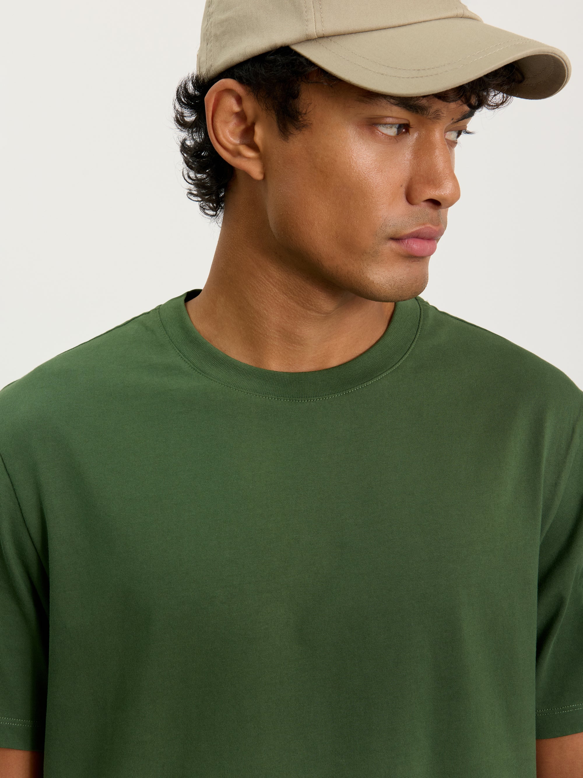 The Heavyweight Tee || Olive | Organic Cotton