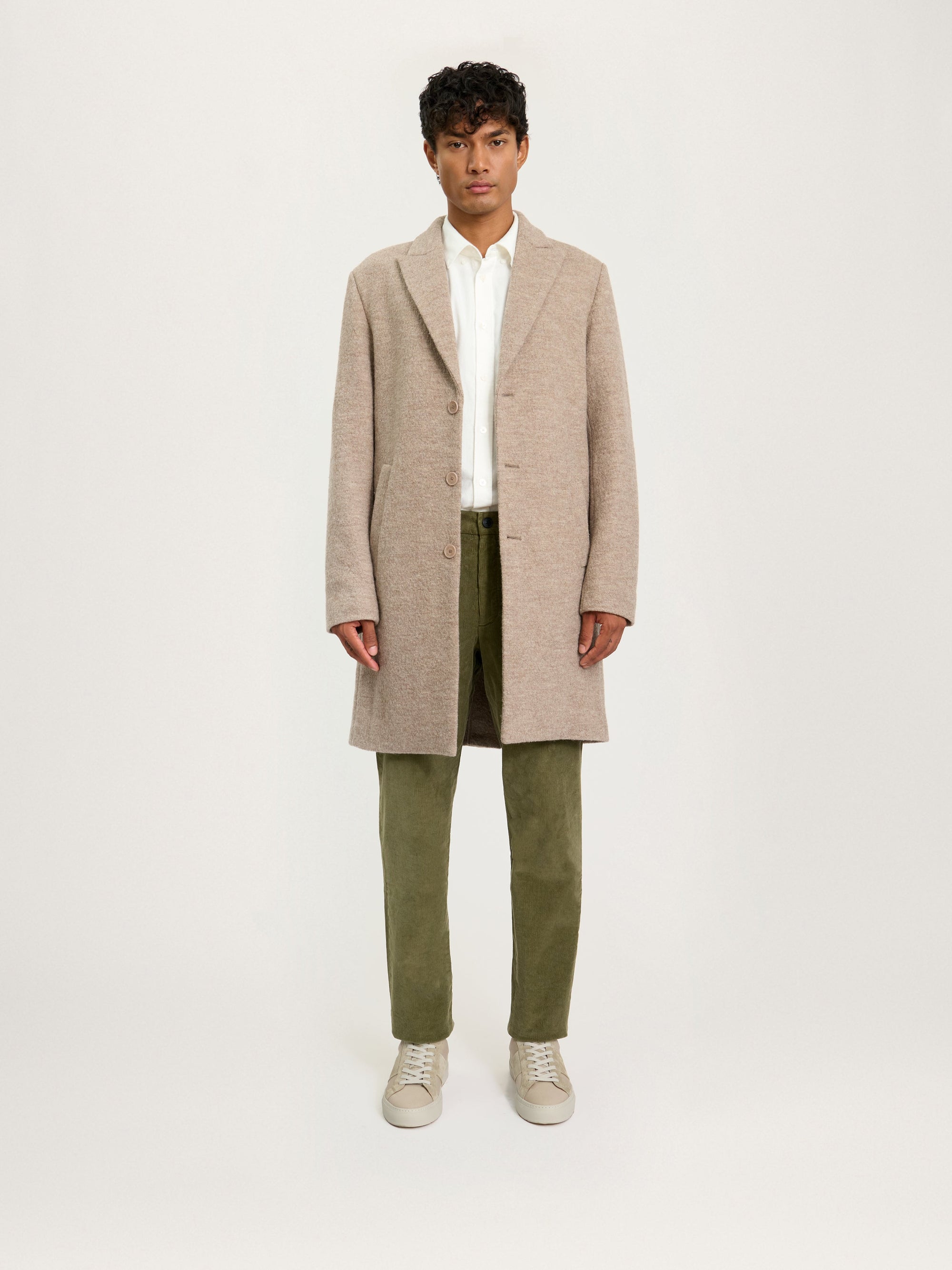 The Jersey Wool Coat || Camel | LESTRANGE