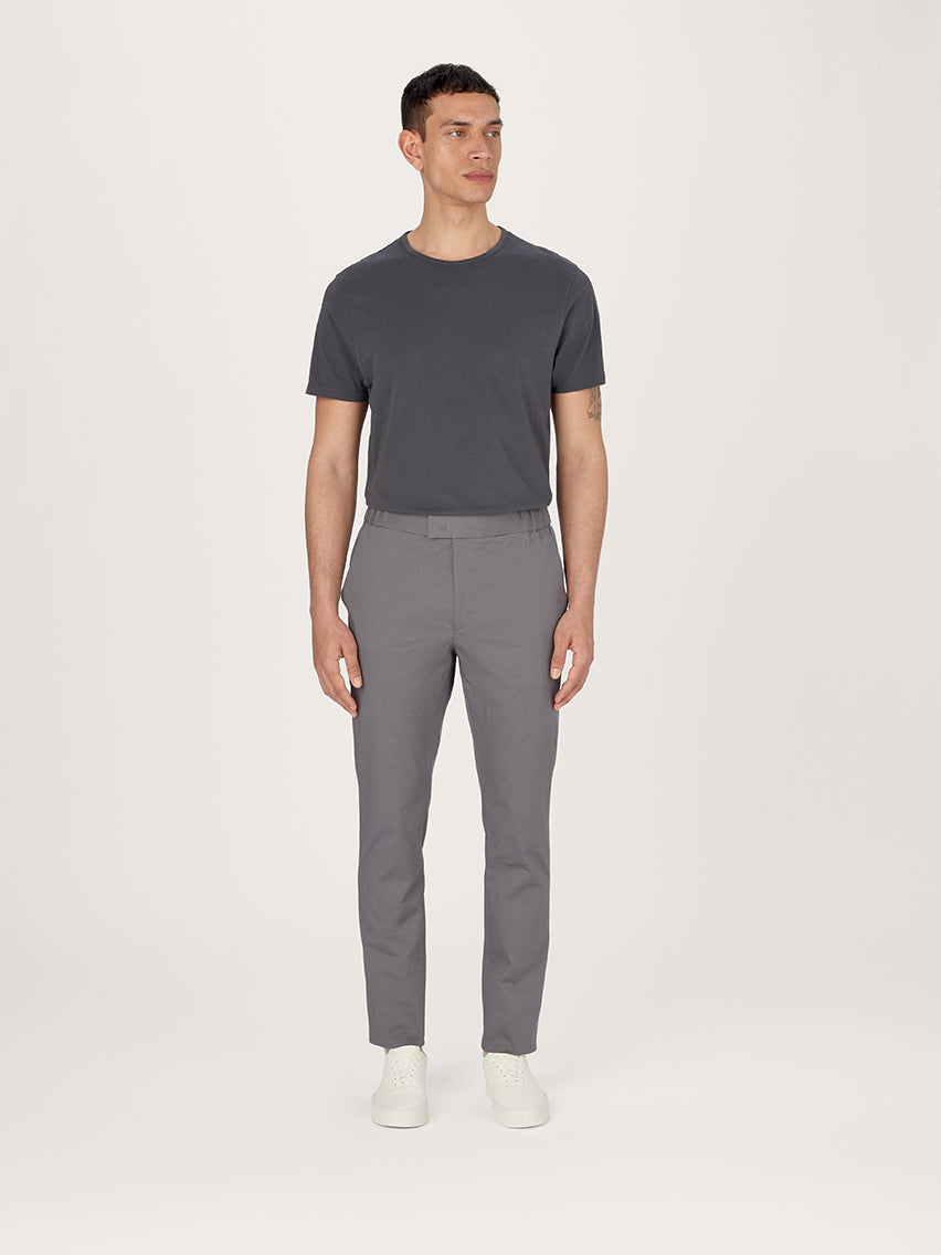 The 24 Trouser || Tokyo-Grey | Stretch Cotton