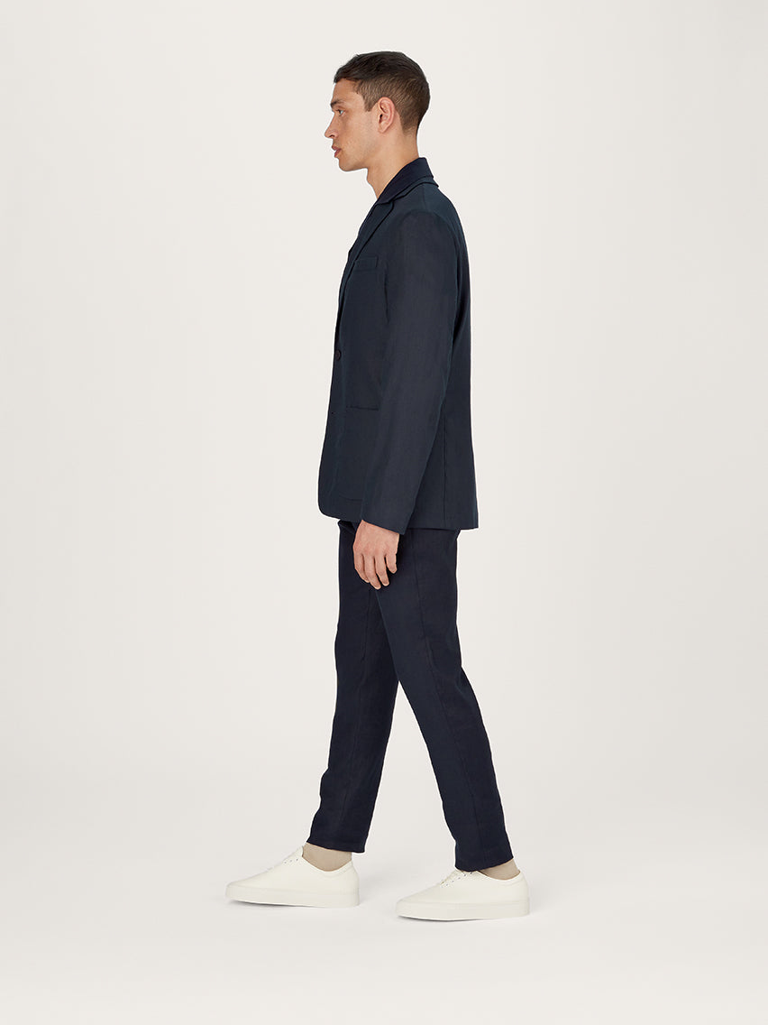 The Linen 24 Suit || Navy | Linen