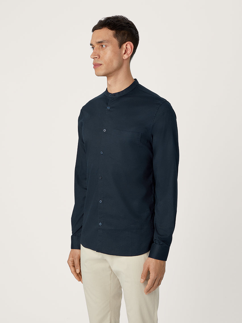 The All Day Shirt || Navy | Pinpoint Cotton