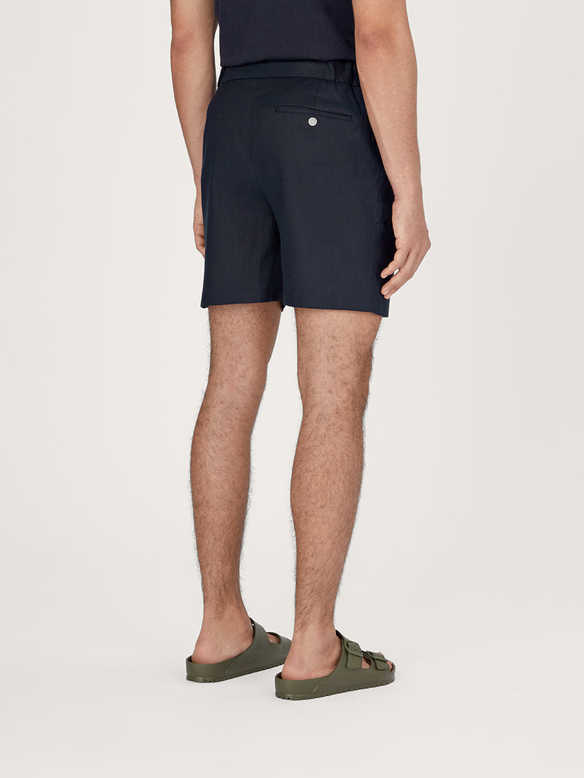 The 12 Shorts Linen 7" || Navy | Linen