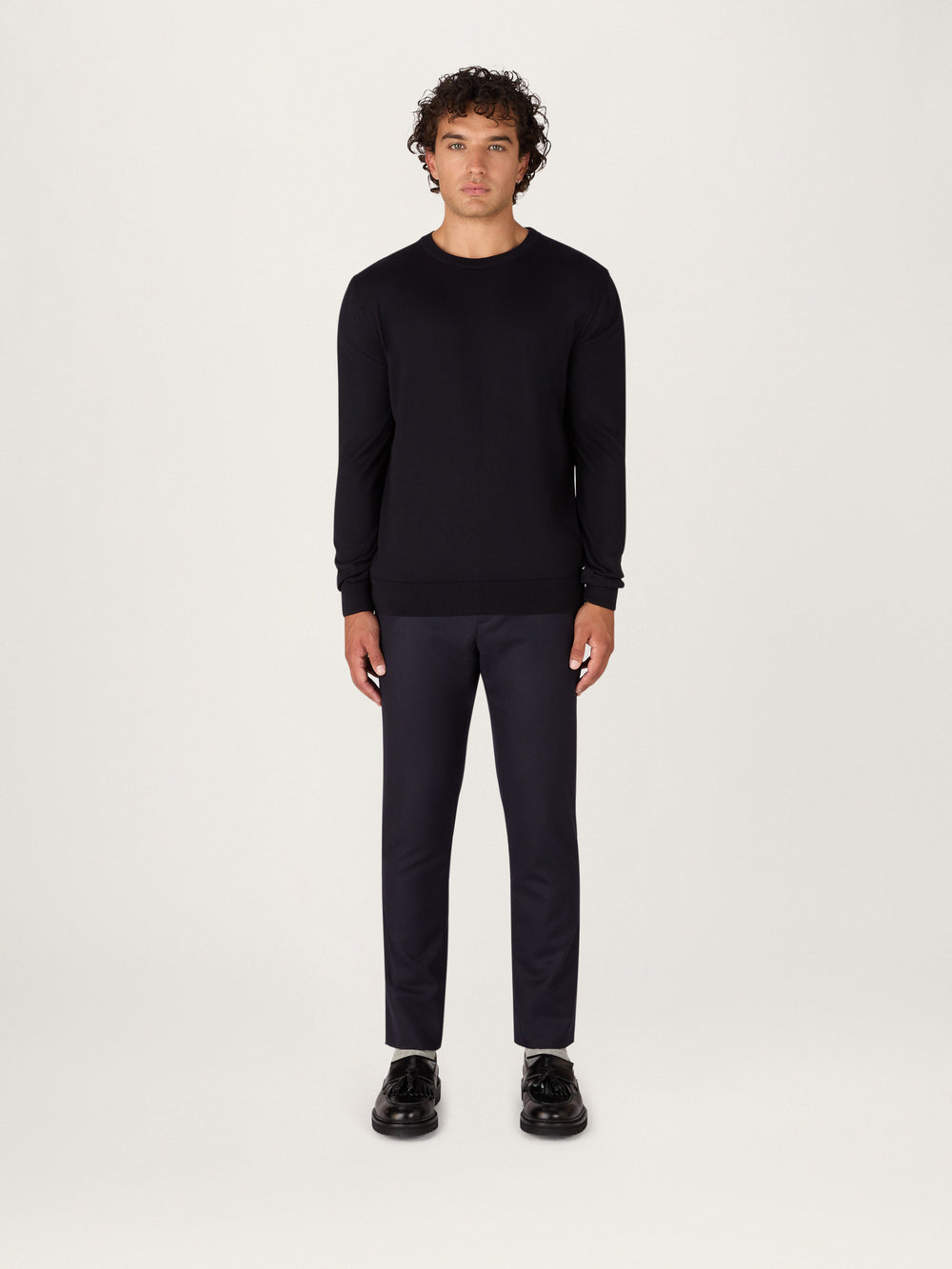 The Knitted Crew || Navy | Merino Wool