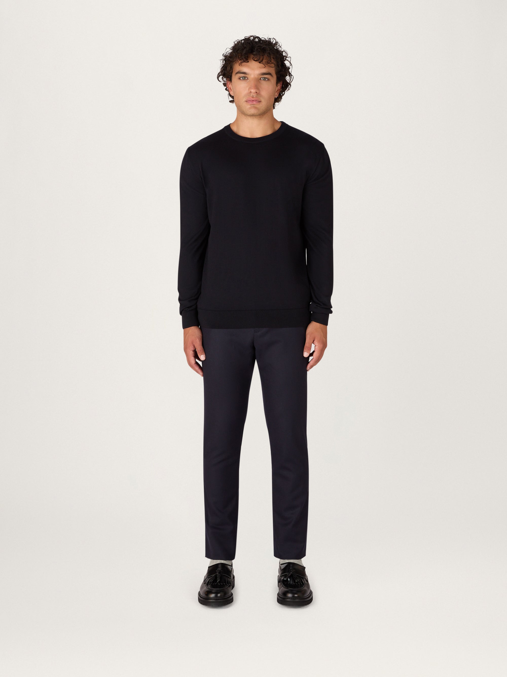 The Knitted Crew || Navy | Merino Wool