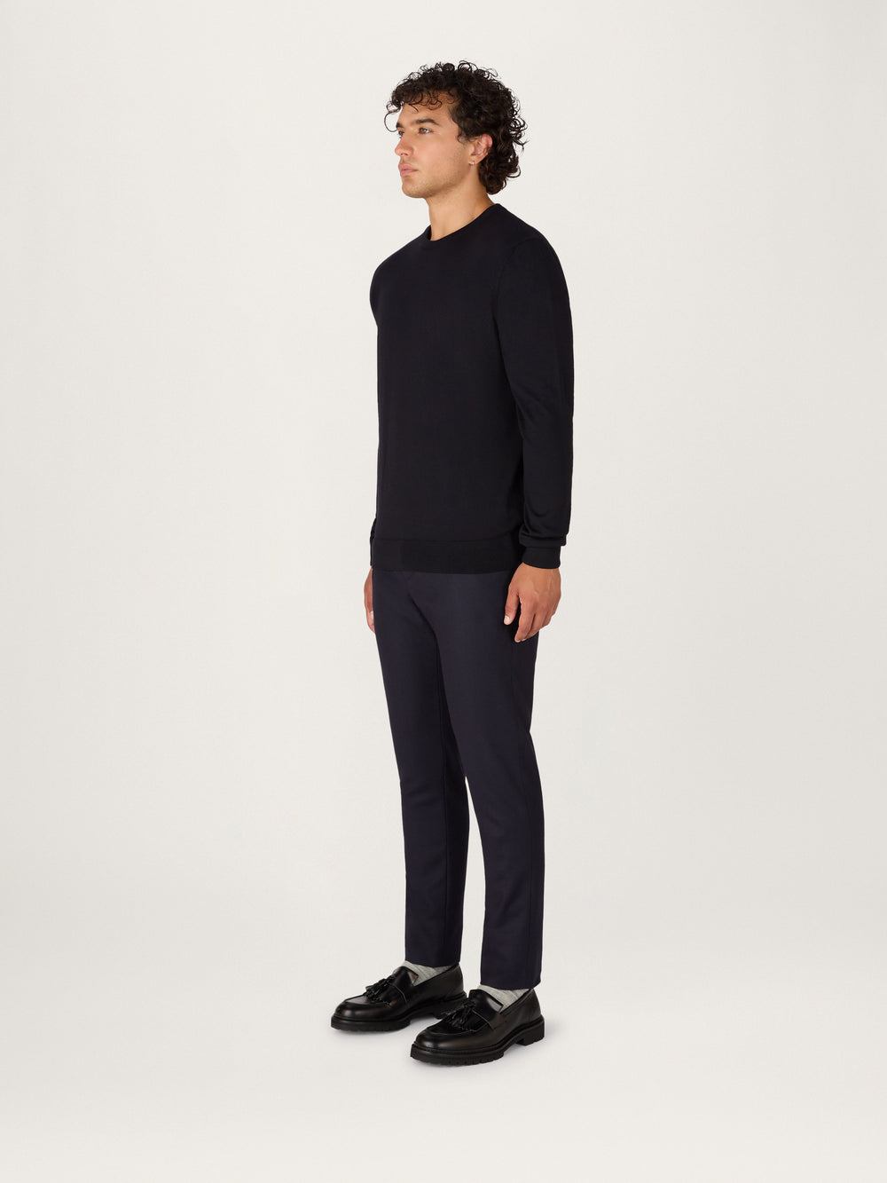 The Knitted Crew || Navy | Merino Wool