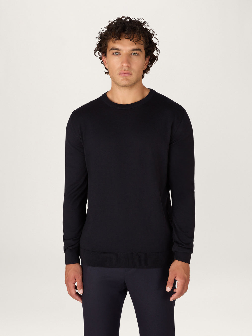 The Knitted Crew || Navy | Merino Wool