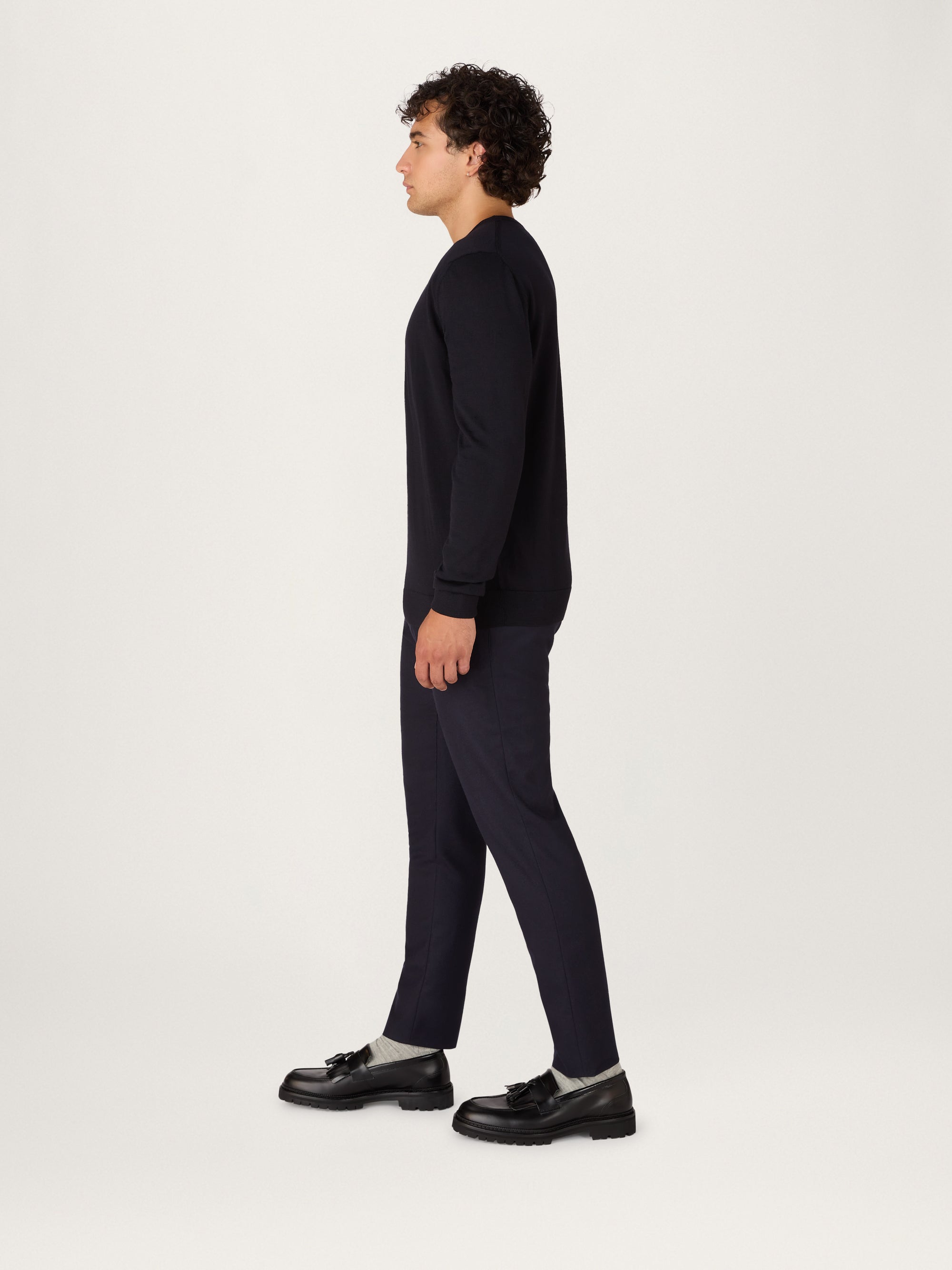 The Knitted Crew || Navy | Merino Wool