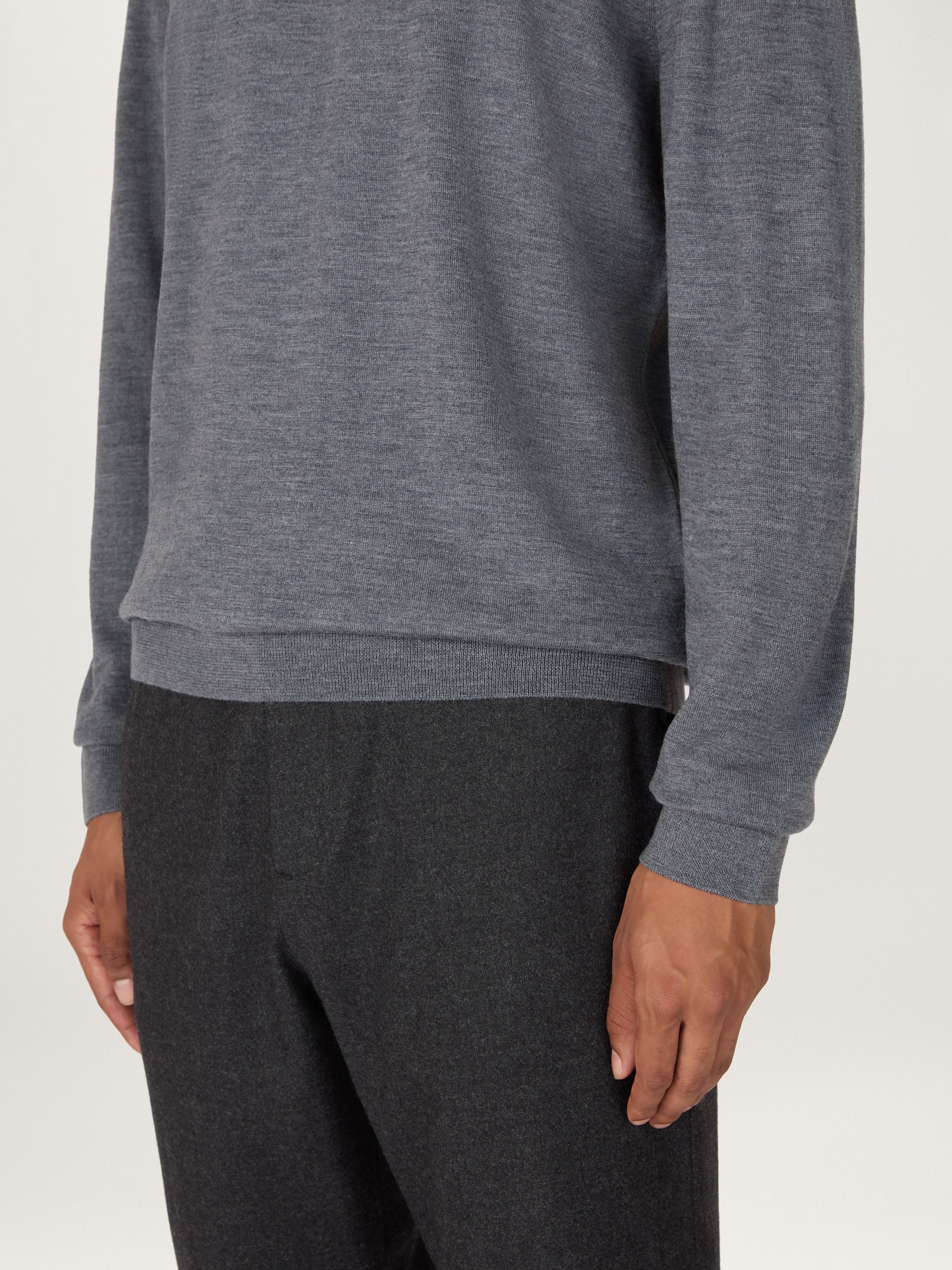 The Knitted Crew || Grey | Merino Wool