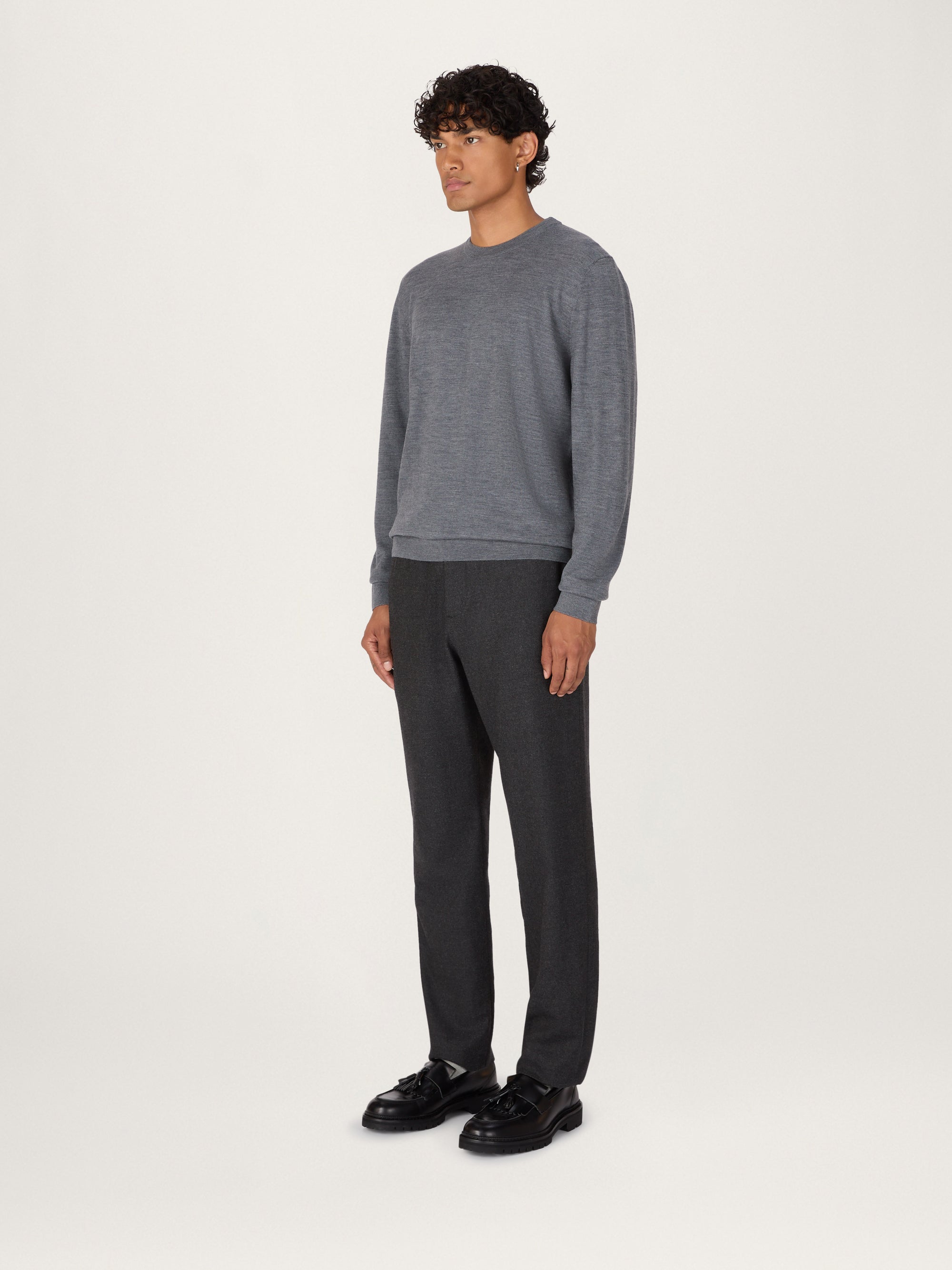 The Knitted Crew || Grey | Merino Wool