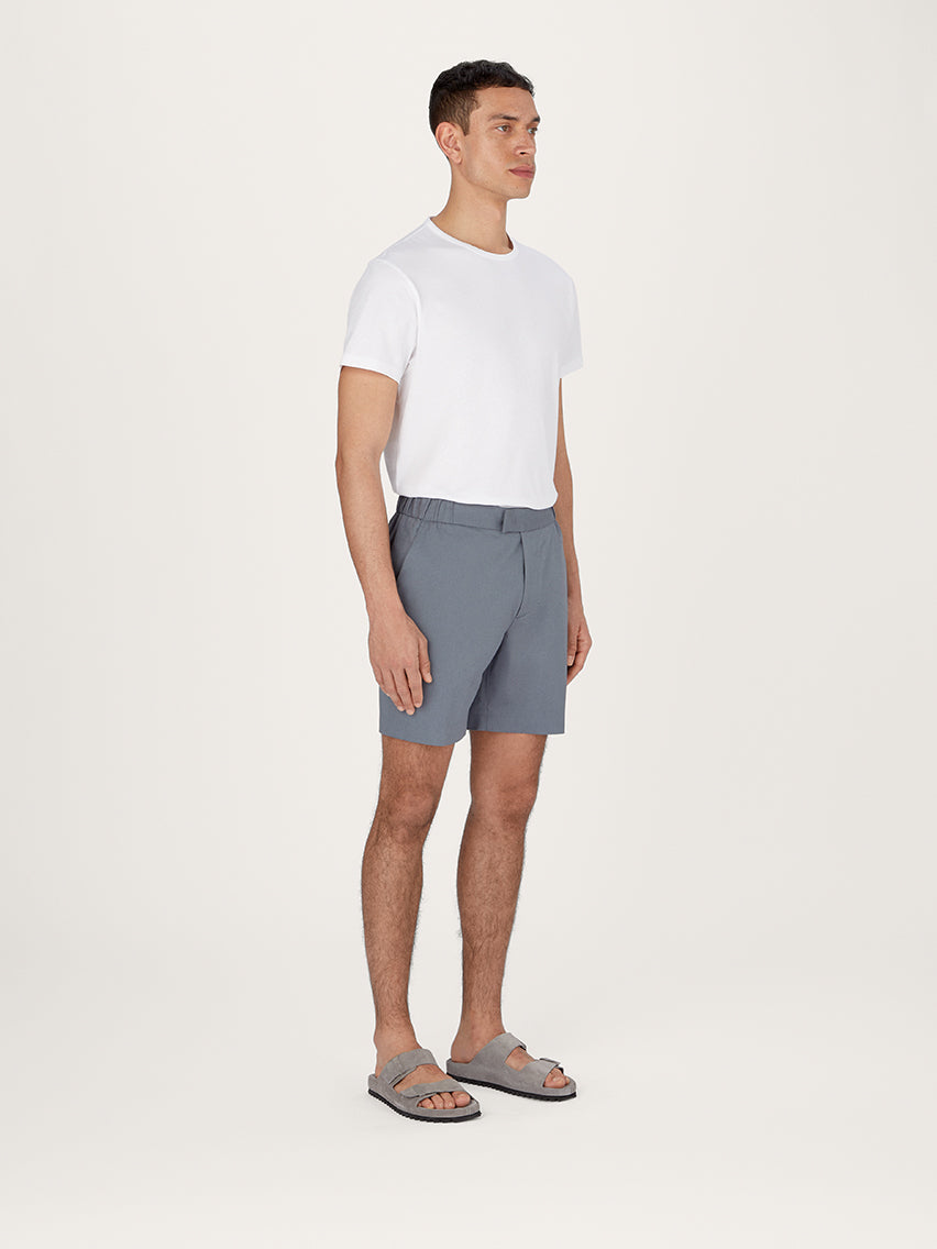 The 12 Shorts 7" || Ullswater Blue | Stretch Cotton