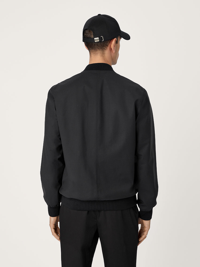 The Hydrowool Bomber Jacket || Black