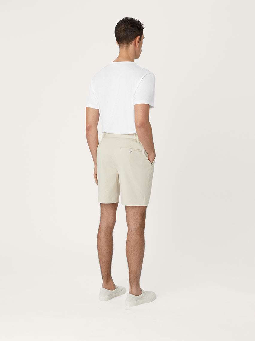 The 12 Shorts 9" || Beige | Stretch Cotton
