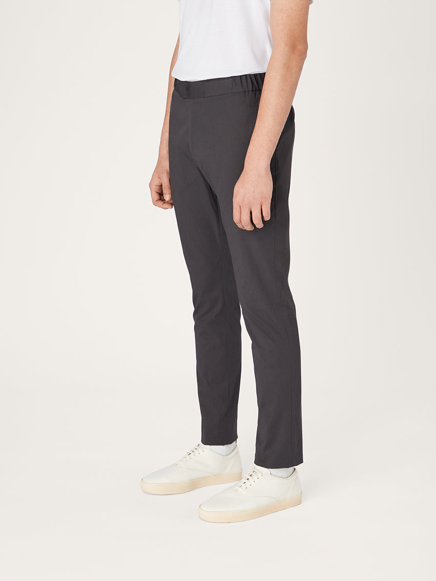 The 24 Trouser || Slate-Grey | Stretch Cotton