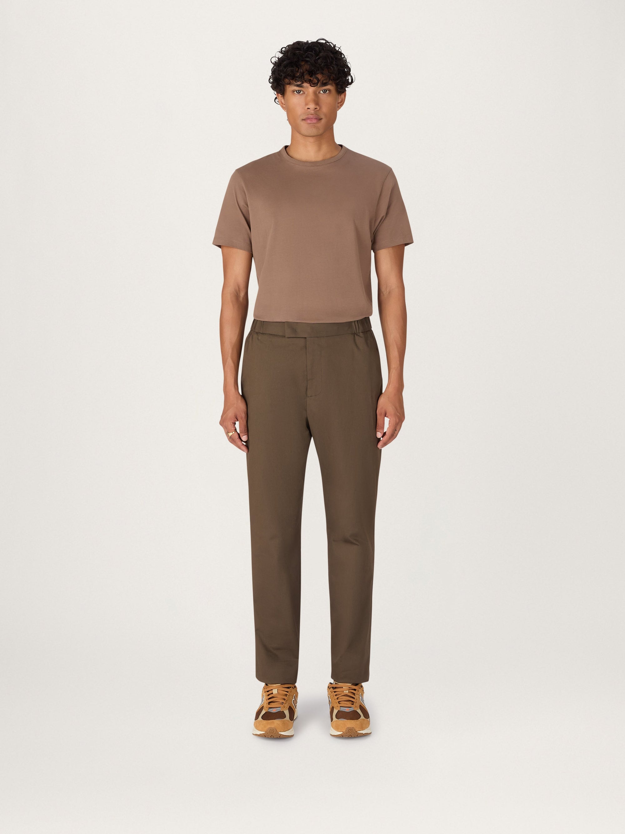 The 24 Trouser Relaxed Fit || Clay | Stretch Cotton