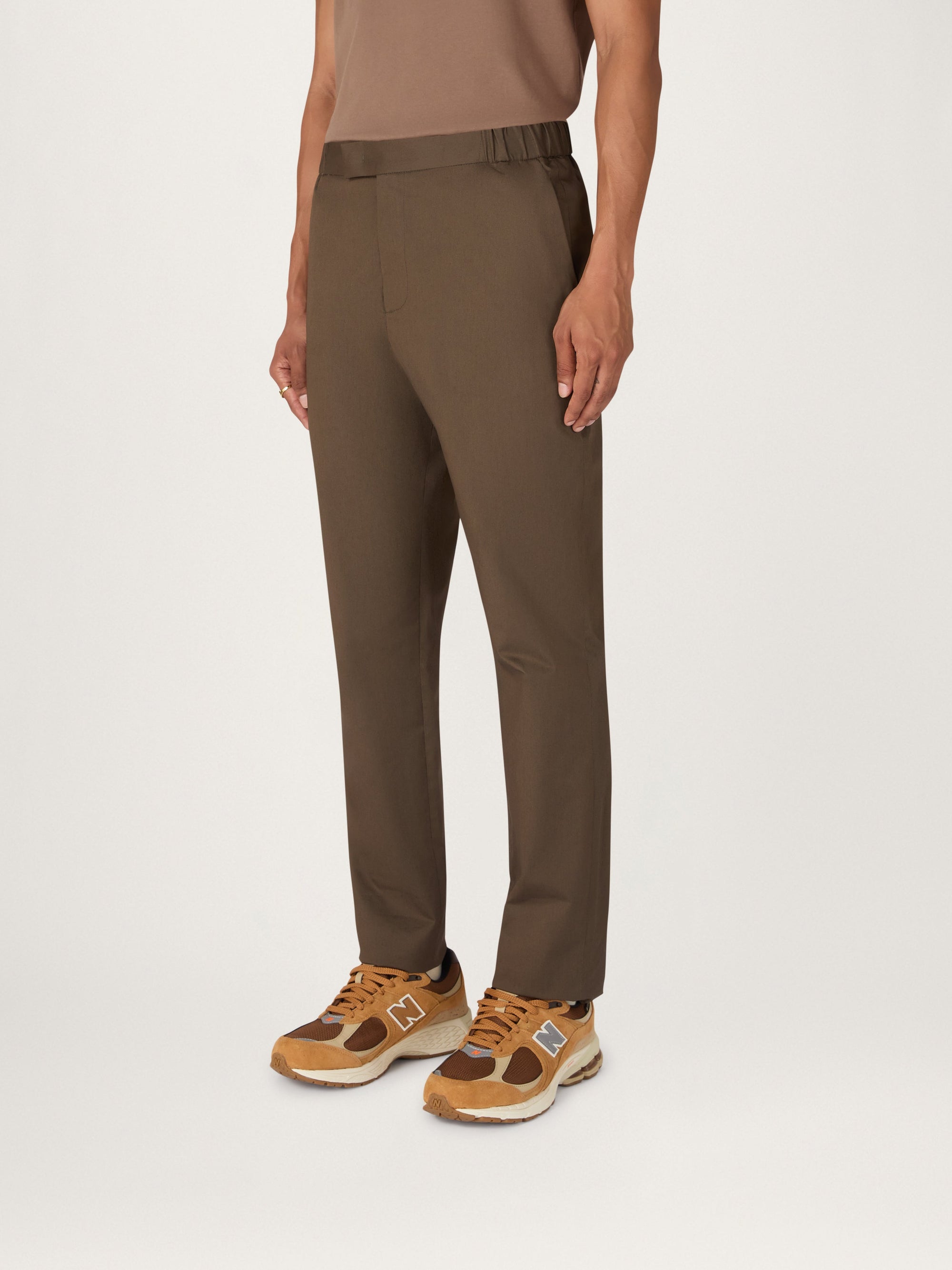 The 24 Trouser Relaxed Fit || Clay | Stretch Cotton