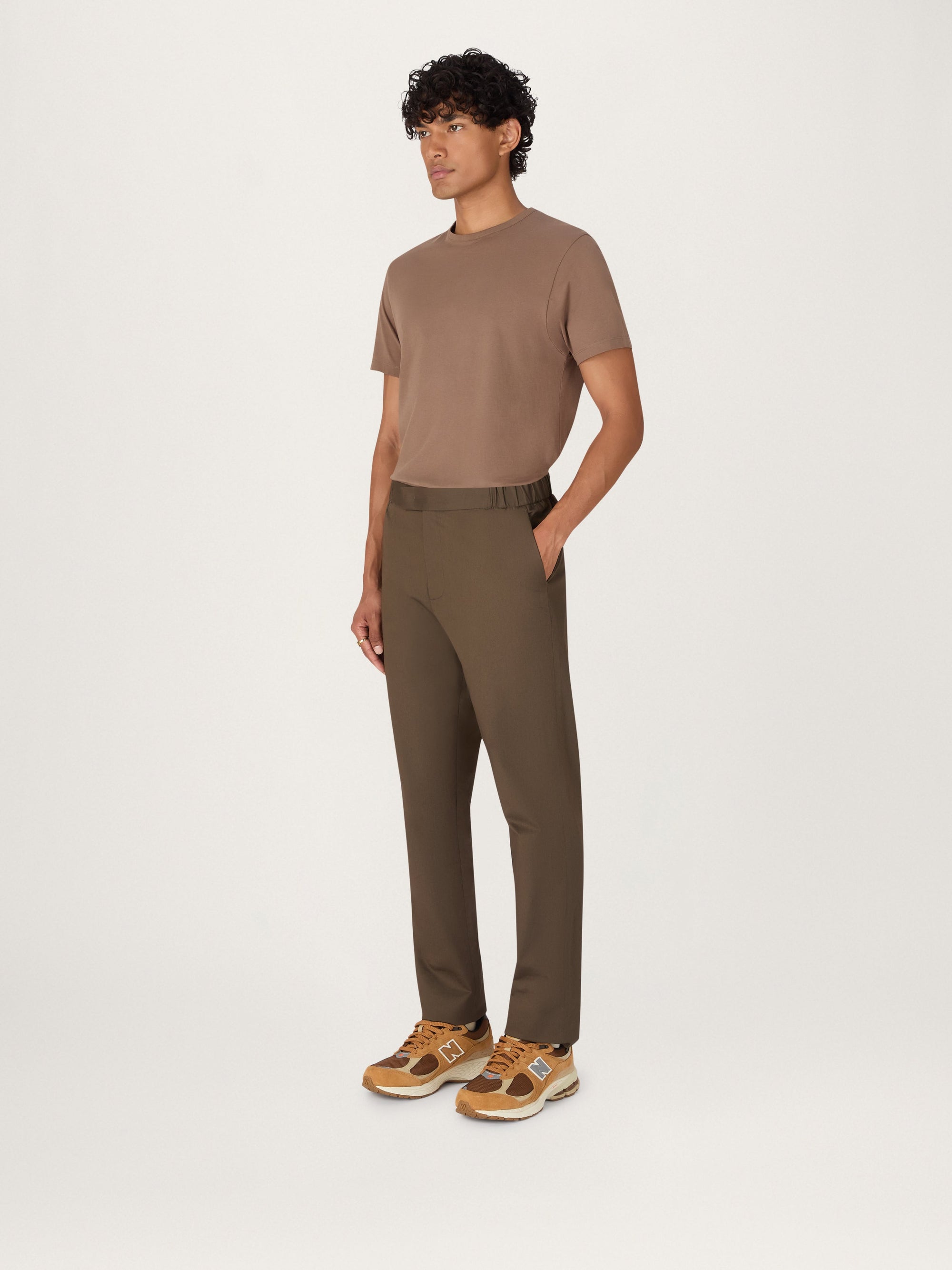 The 24 Trouser Relaxed Fit || Clay | Stretch Cotton