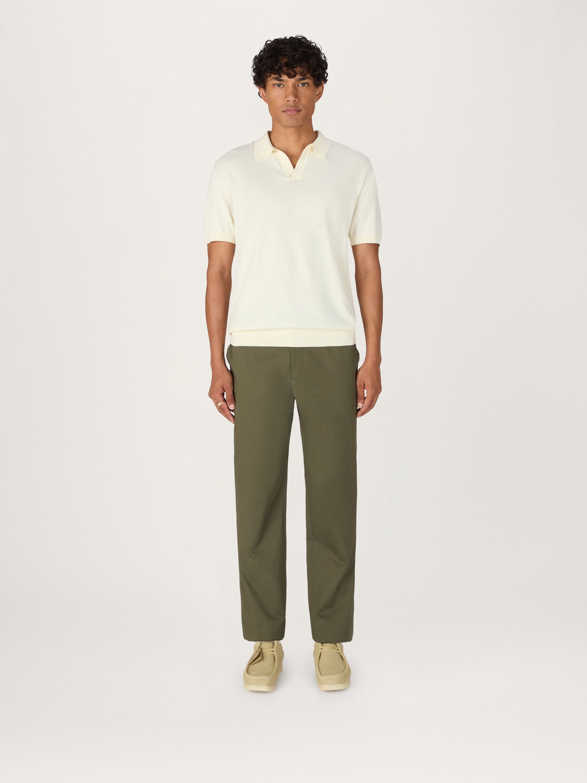 The 24 Trouser Relaxed Fit || Spruce | Stretch Cotton