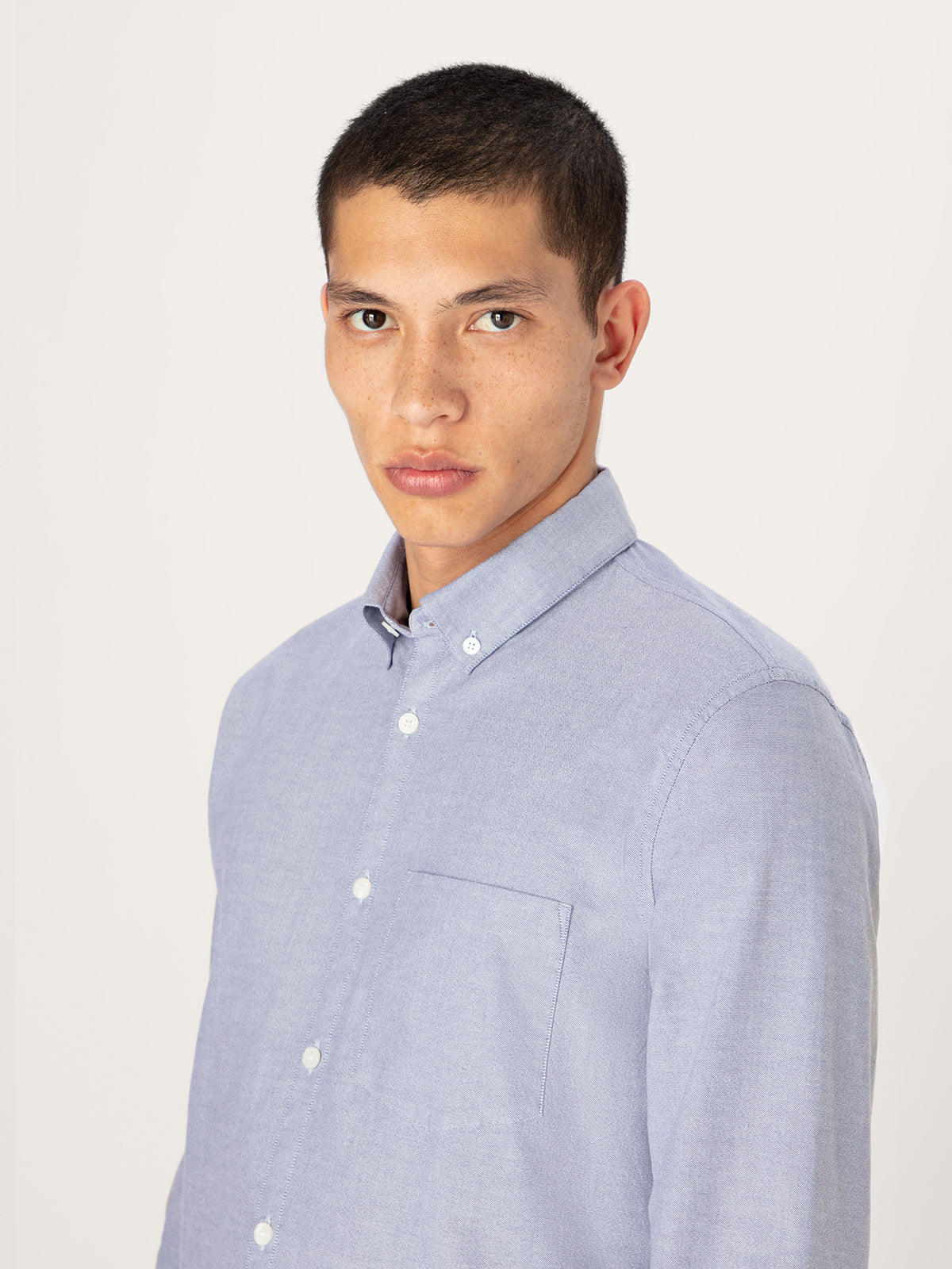 The All Day Oxford Shirt || Chambray | Stretch Cotton