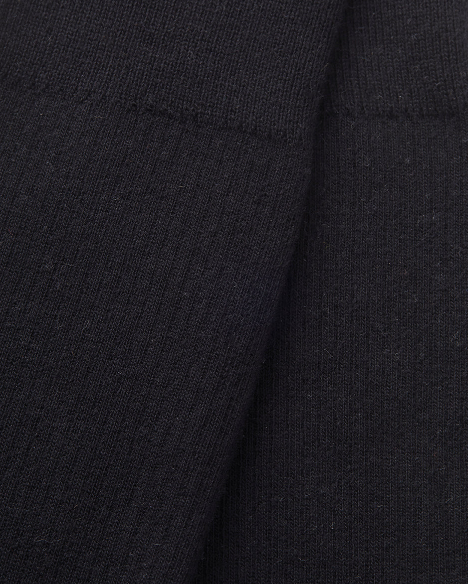 The Sock || Black | Organic Cotton