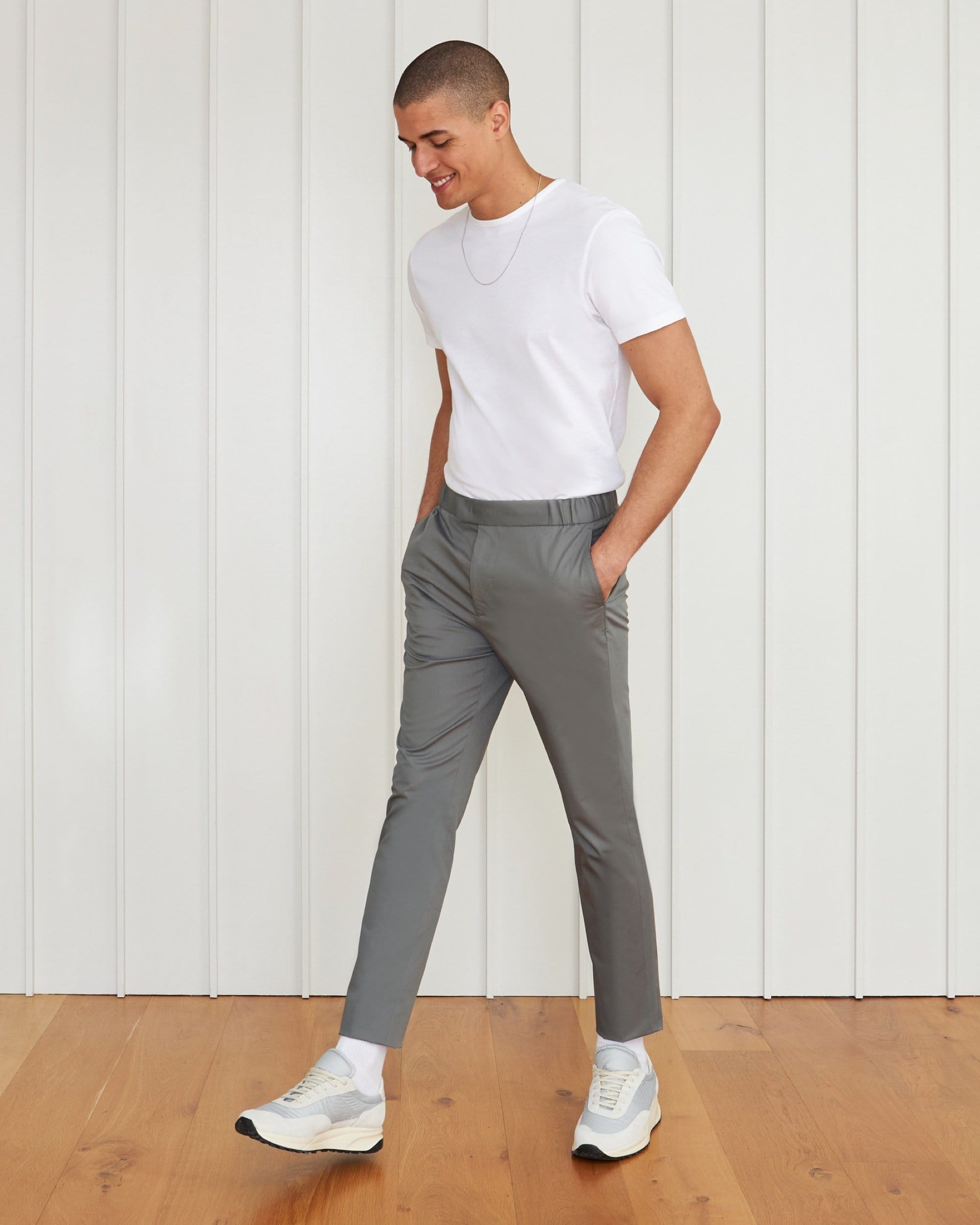 The 24 Trouser || Concrete | Stretch Cotton