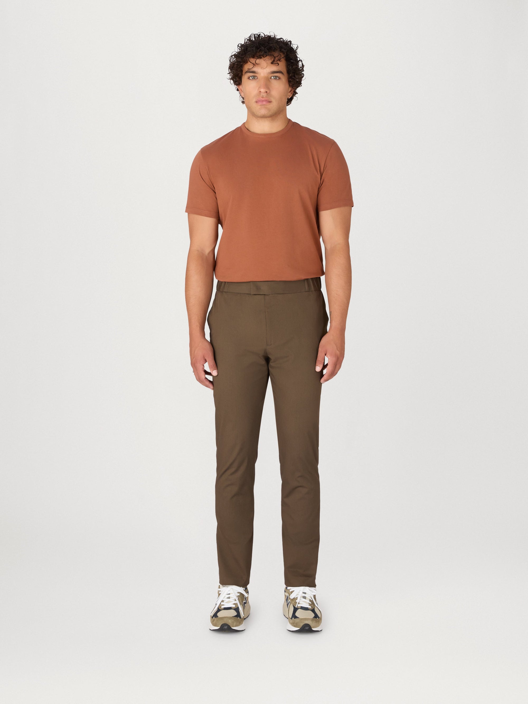 The 24 Trouser || Clay | Stretch Cotton